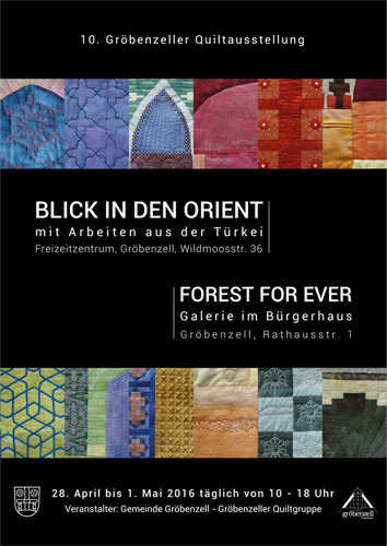 Plakat zur Ausstellung, Design Alexander Bach